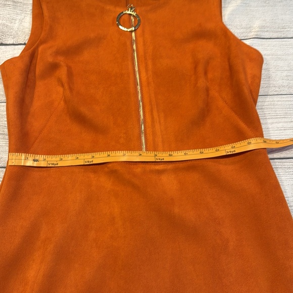 Women’s Calvin Klein Dress NWT size 12 MSRP $134 rust/burnt orange - Picture 7 of 15